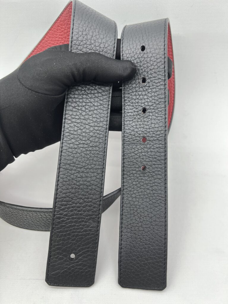 Louis Vuitton Tilt Re-Versible Belt Red Black