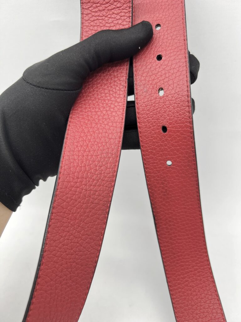 Louis Vuitton Tilt Re-Versible Belt Red Black
