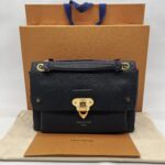 Louis Vuitton Vavin PM Monogram Empreinte Marine Rouge GHW