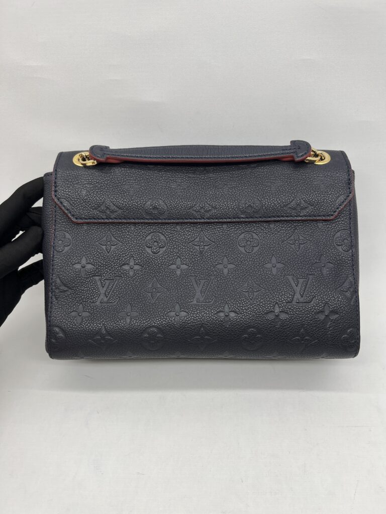 Louis Vuitton Vavin PM Monogram Empreinte Marine Rouge GHW