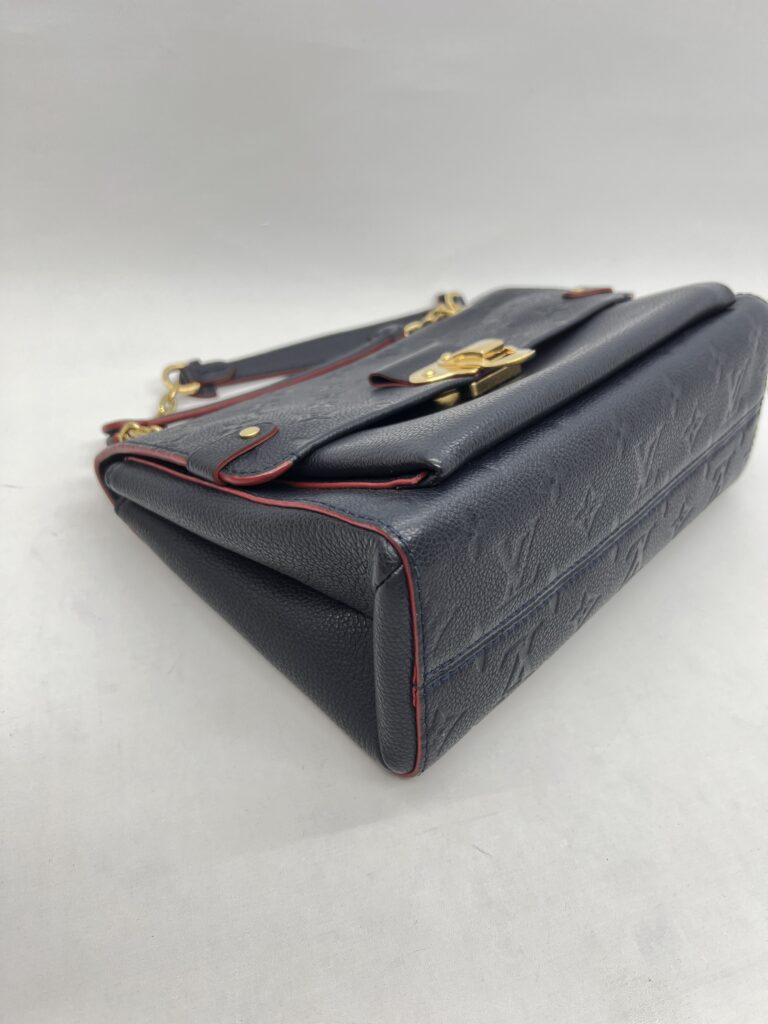 Louis Vuitton Vavin PM Monogram Empreinte Marine Rouge GHW