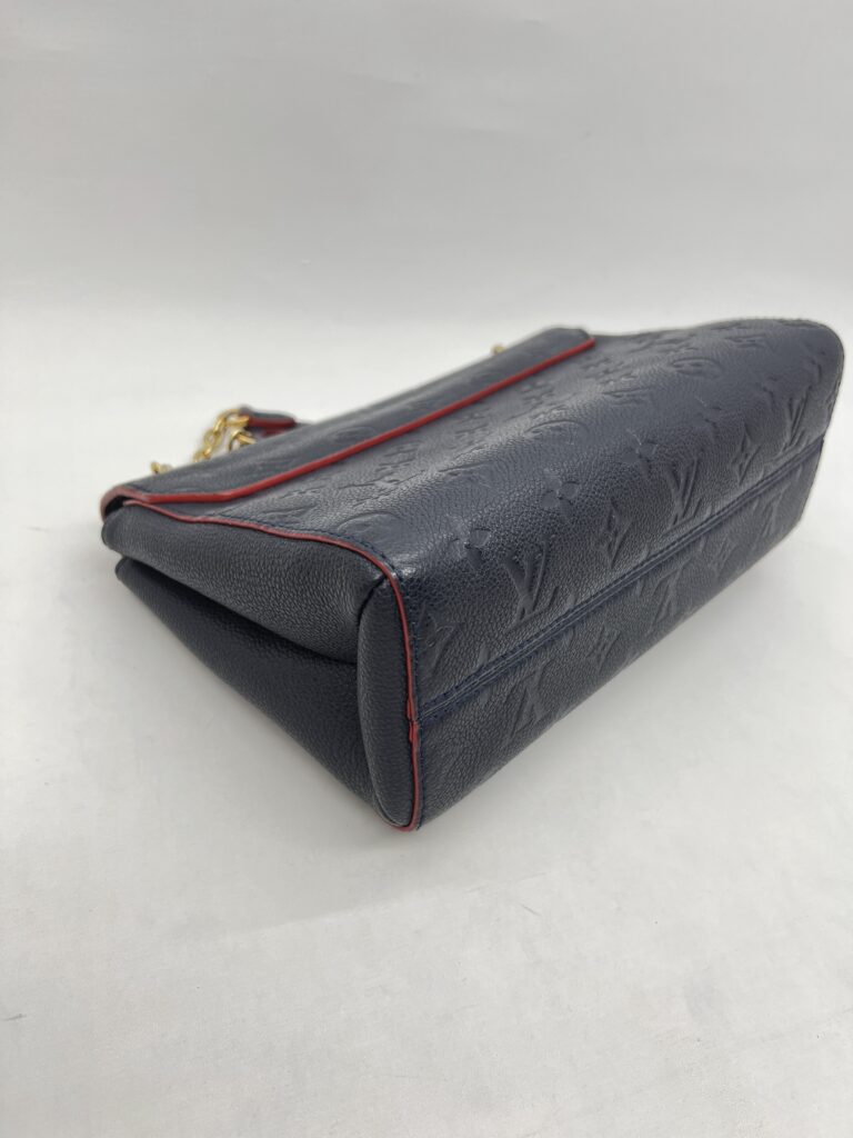 Louis Vuitton Vavin PM Monogram Empreinte Marine Rouge GHW