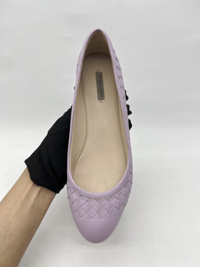 Bottega Veneta Ballerina Flat Purple