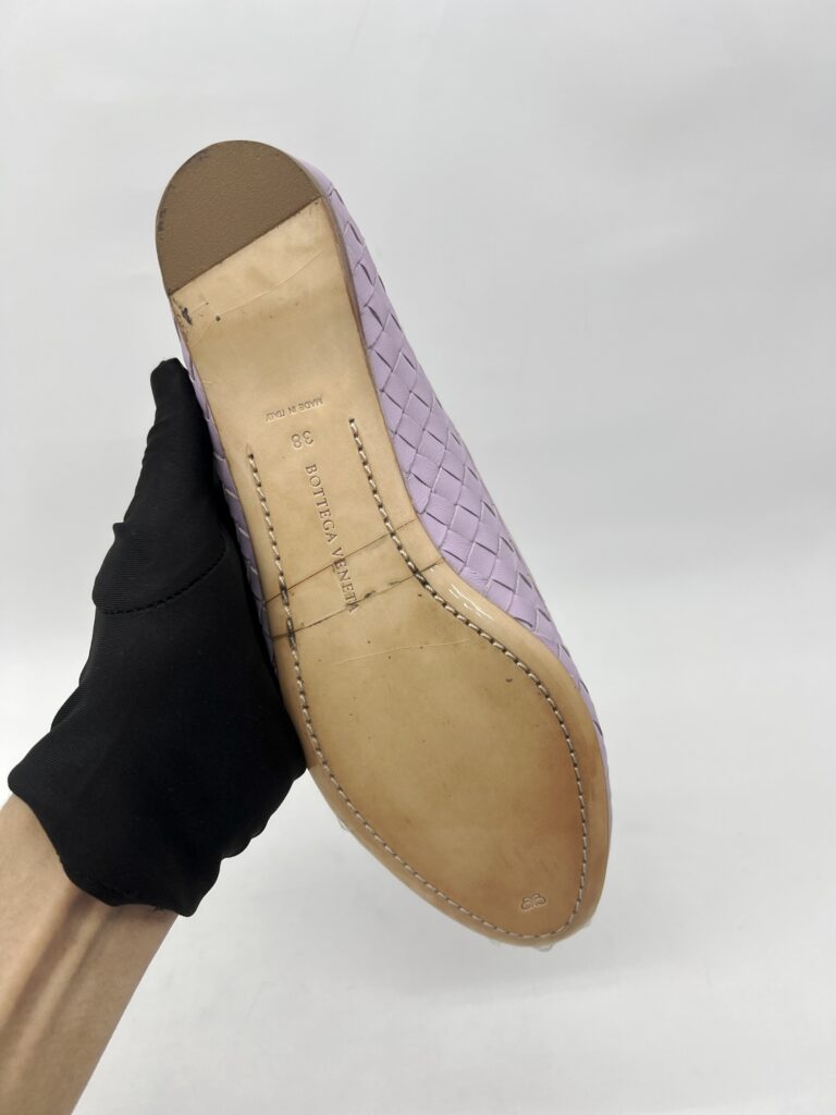 Bottega Veneta Ballerina Flat Purple