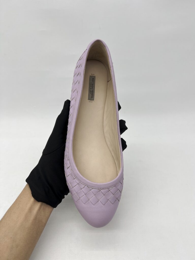 Bottega Veneta Ballerina Flat Purple