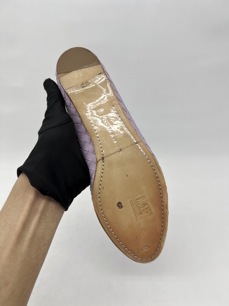Bottega Veneta Ballerina Flat Purple