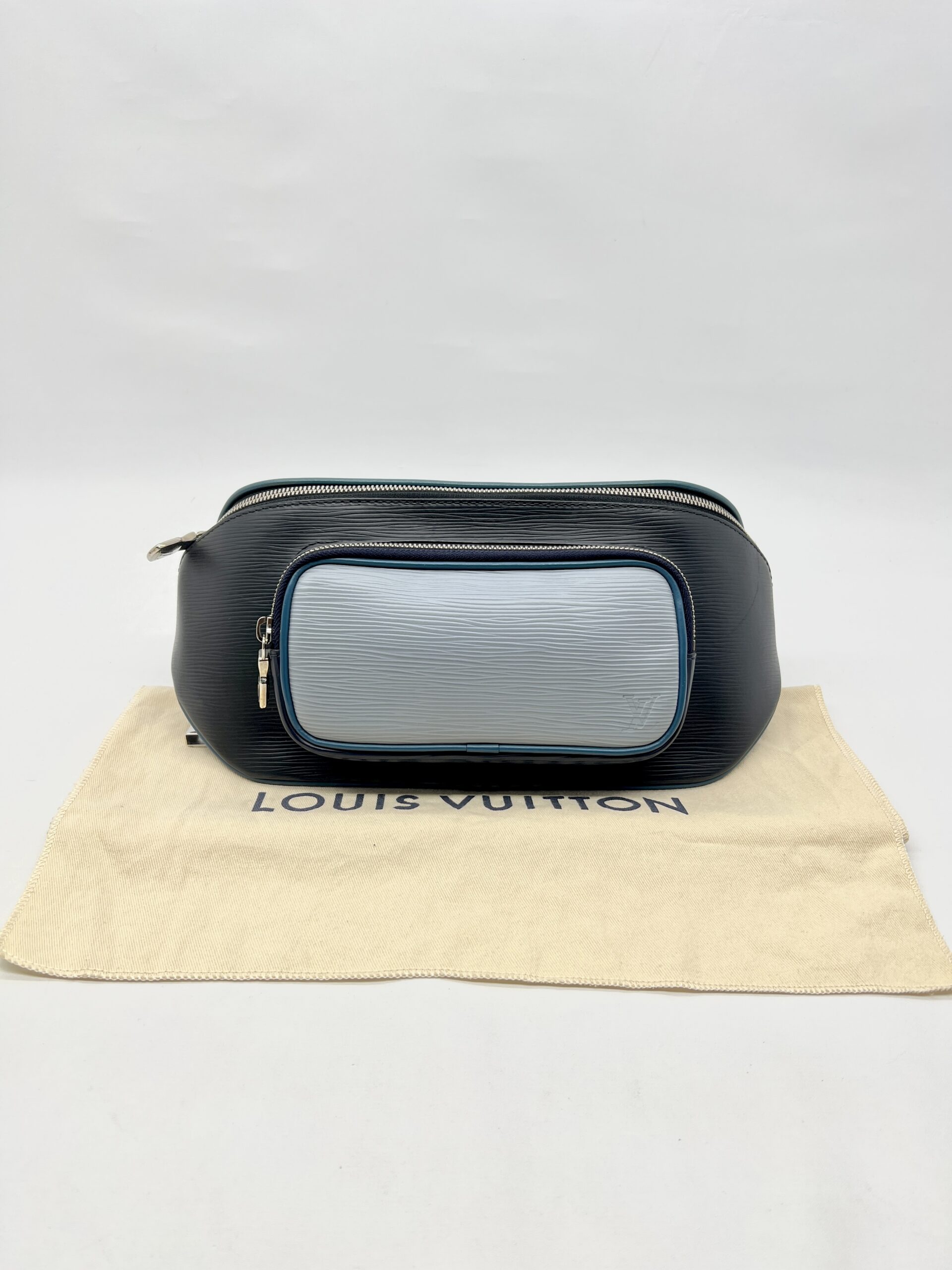 Louis Vuitton Bumbag Epi Blue Monogram Eclipse