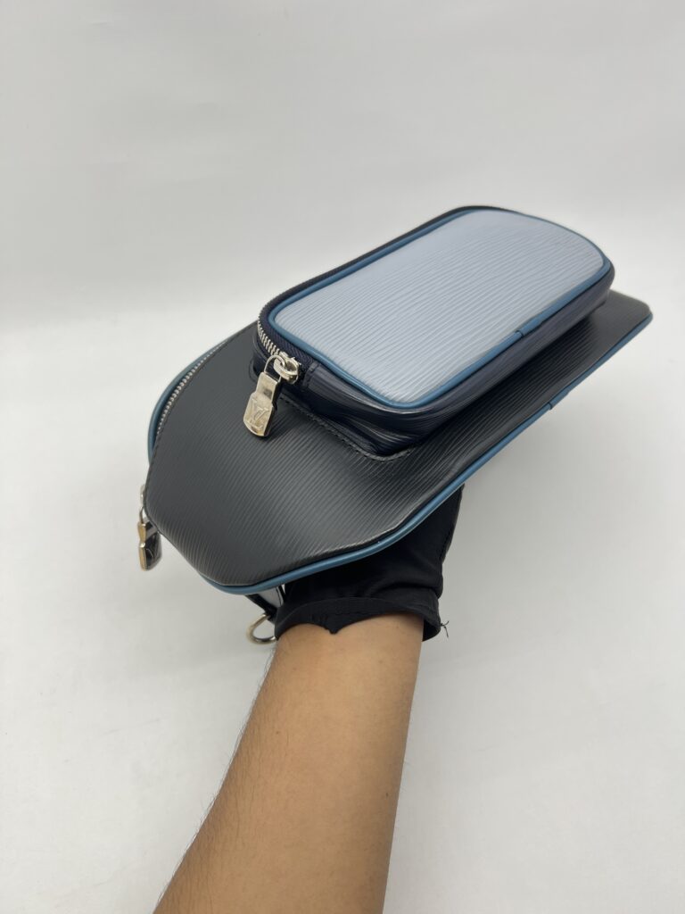 Louis Vuitton Bumbag Epi Blue Monogram Eclipse