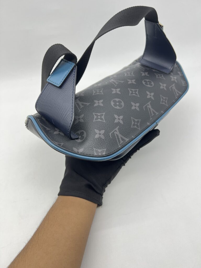Louis Vuitton Bumbag Epi Blue Monogram Eclipse
