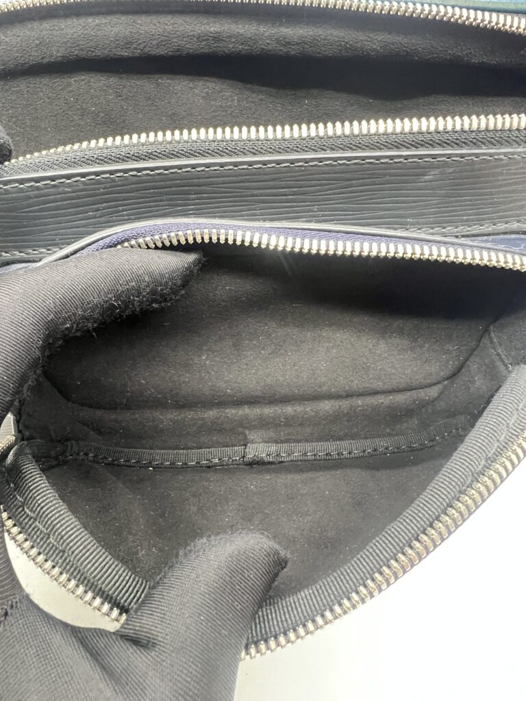 Louis Vuitton Bumbag Epi Blue Monogram Eclipse