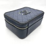 Chanel Filigree Vanity Caviar Navy Black GHW
