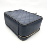 Chanel Filigree Vanity Caviar Navy Black GHW