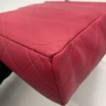 Chanel Small Bucket Chain Lambskin Pink Fuchsia GHW