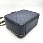 Chanel Filigree Vanity Caviar Navy Black GHW
