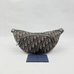 Dior Belt Bag Oblique Brown Grey