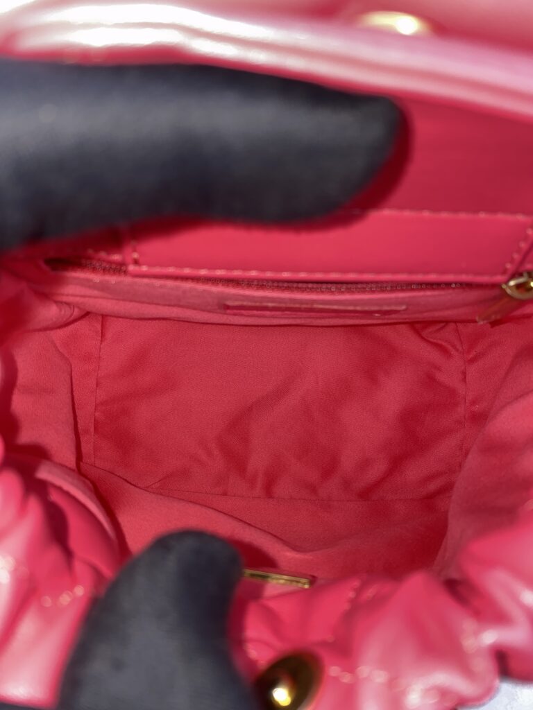 Chanel Small Bucket Chain Lambskin Pink Fuchsia GHW