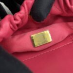 Chanel Small Bucket Chain Lambskin Pink Fuchsia GHW