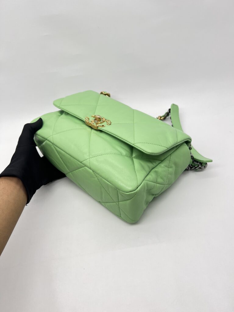 Chanel C19 Large Lambskin Green