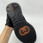 Gucci Ultrapace Sneakers Suede Mesh Black Ivory