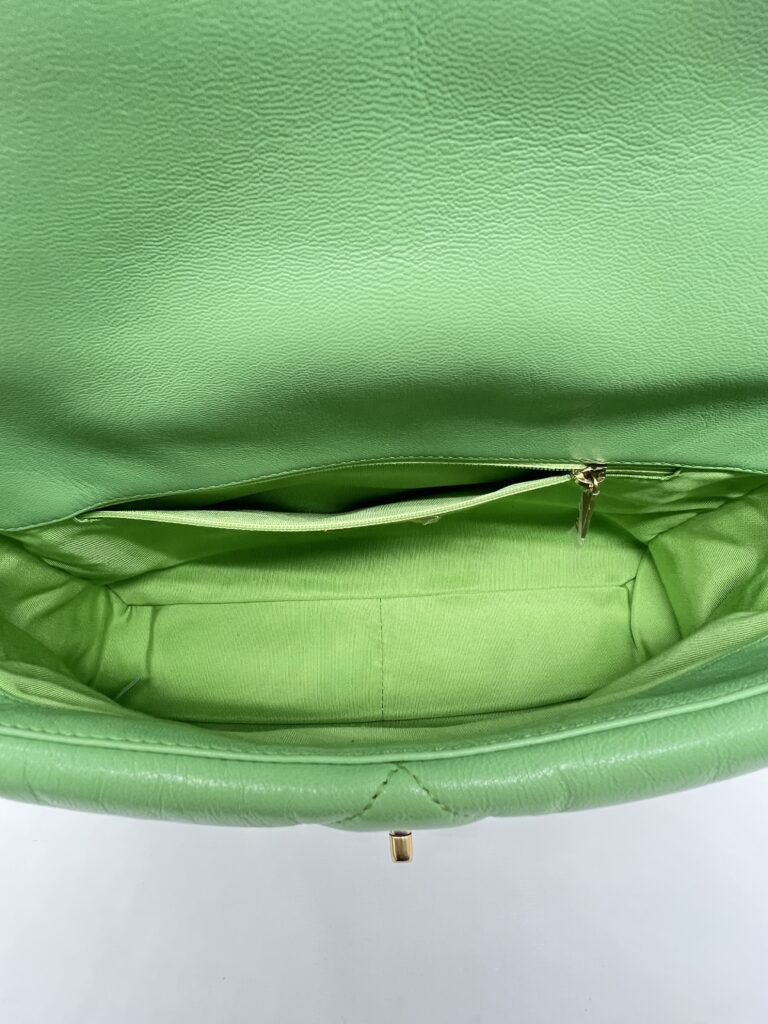 Chanel C19 Large Lambskin Green