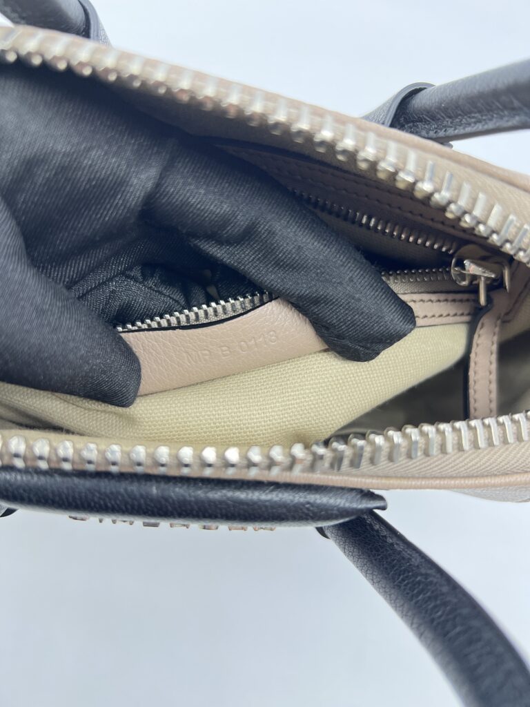 Givenchy Mini Antigona Beige Linen Multicolor SHW