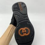 Gucci Ultrapace Sneakers Suede Mesh Black Ivory