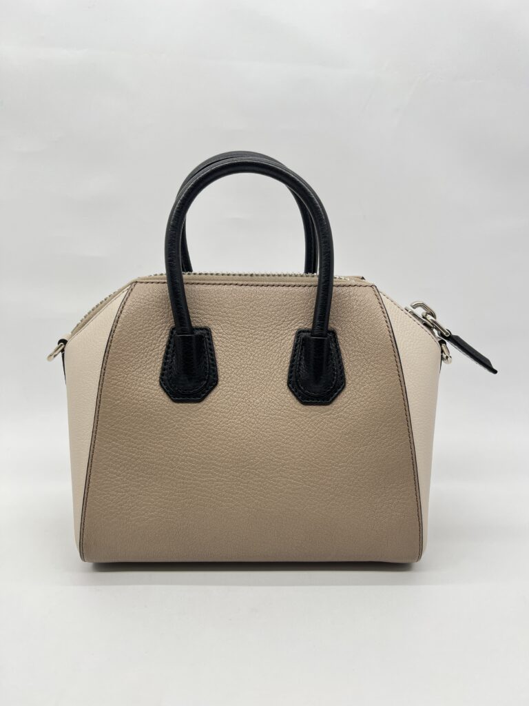 Givenchy Mini Antigona Beige Linen Multicolor SHW