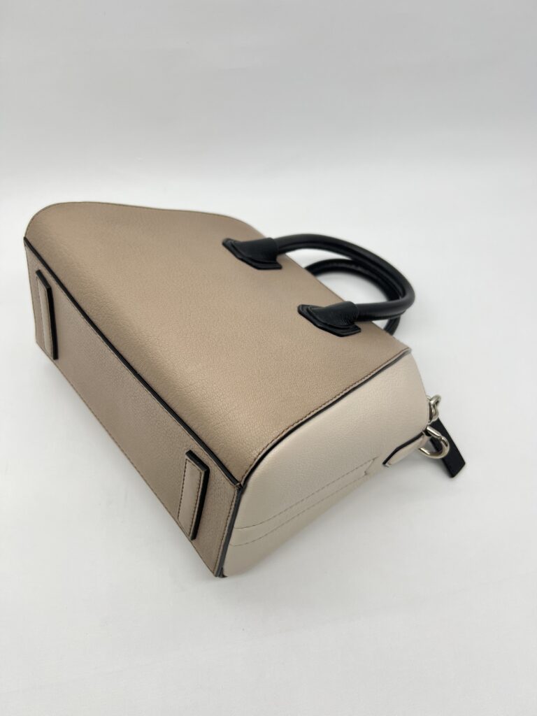 Givenchy Mini Antigona Beige Linen Multicolor SHW