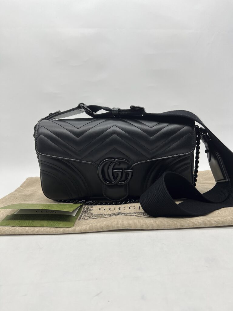 Gucci GG Marmount Shoulder All Black