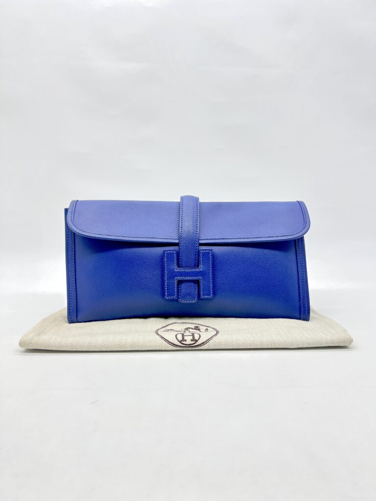 Hermes Jige 29 Blue Electric