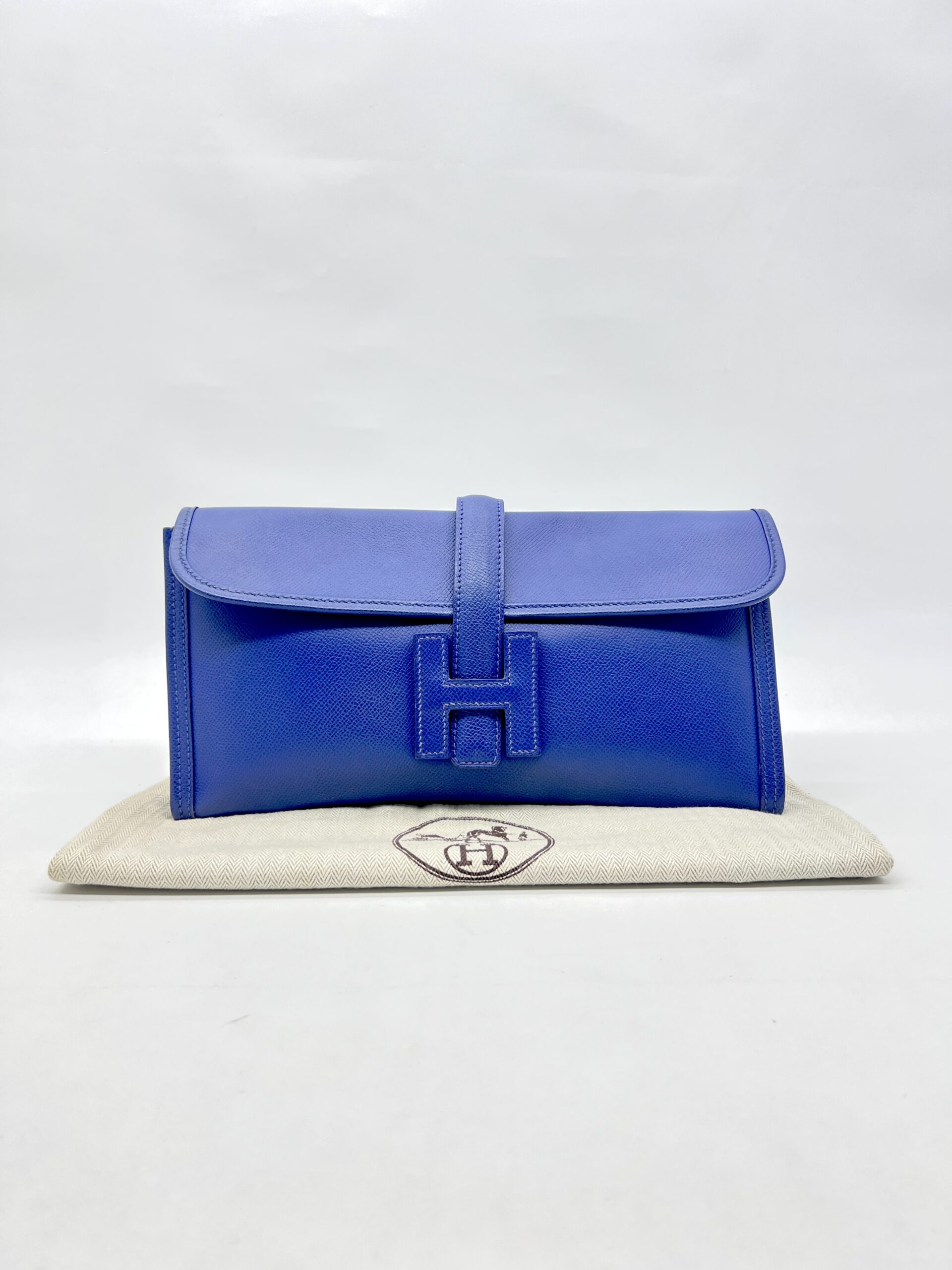 Hermes Jige 29 Blue Electric