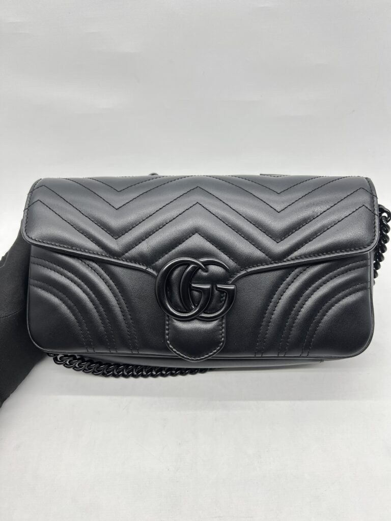 Gucci GG Marmount Shoulder All Black
