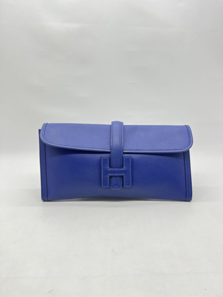 Hermes Jige 29 Blue Electric