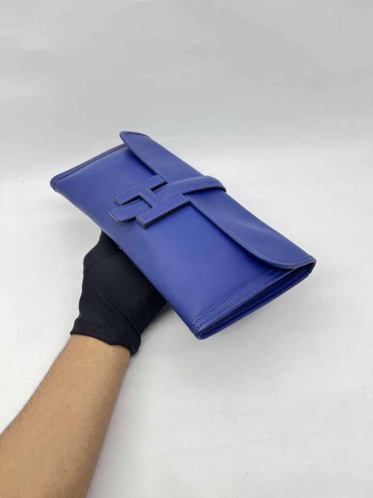 Hermes Jige 29 Blue Electric