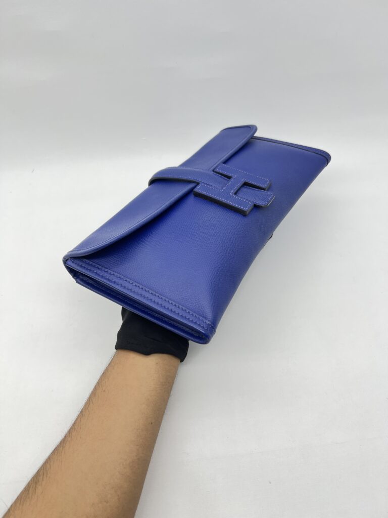 Hermes Jige 29 Blue Electric