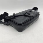 Gucci GG Marmount Shoulder All Black