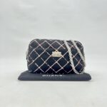 Chanel Reissue Camera Bag Jersey Black Pink