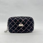 Chanel Reissue Camera Bag Jersey Black Pink