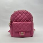 Chanel CC Day Backpack Caviar Pink GHW