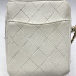 Chanel Vertical Camera Case White LGHW