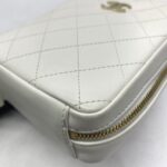 Chanel Vertical Camera Case White LGHW