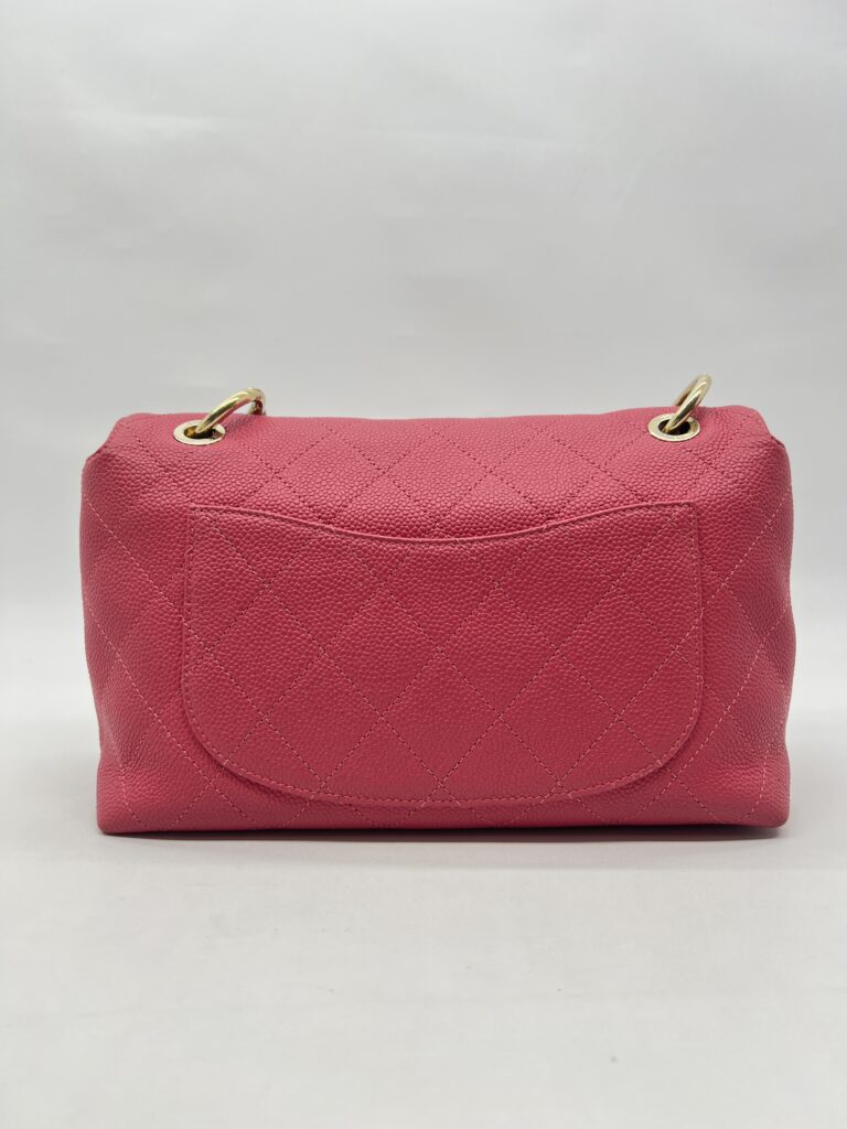 Chanel City Walk Flap Bag Caviar Pink GHW