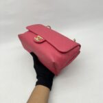 Chanel City Walk Flap Bag Caviar Pink GHW
