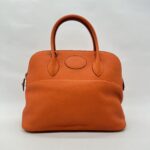 Hermes Bolide 35 Clemence Orange PHW