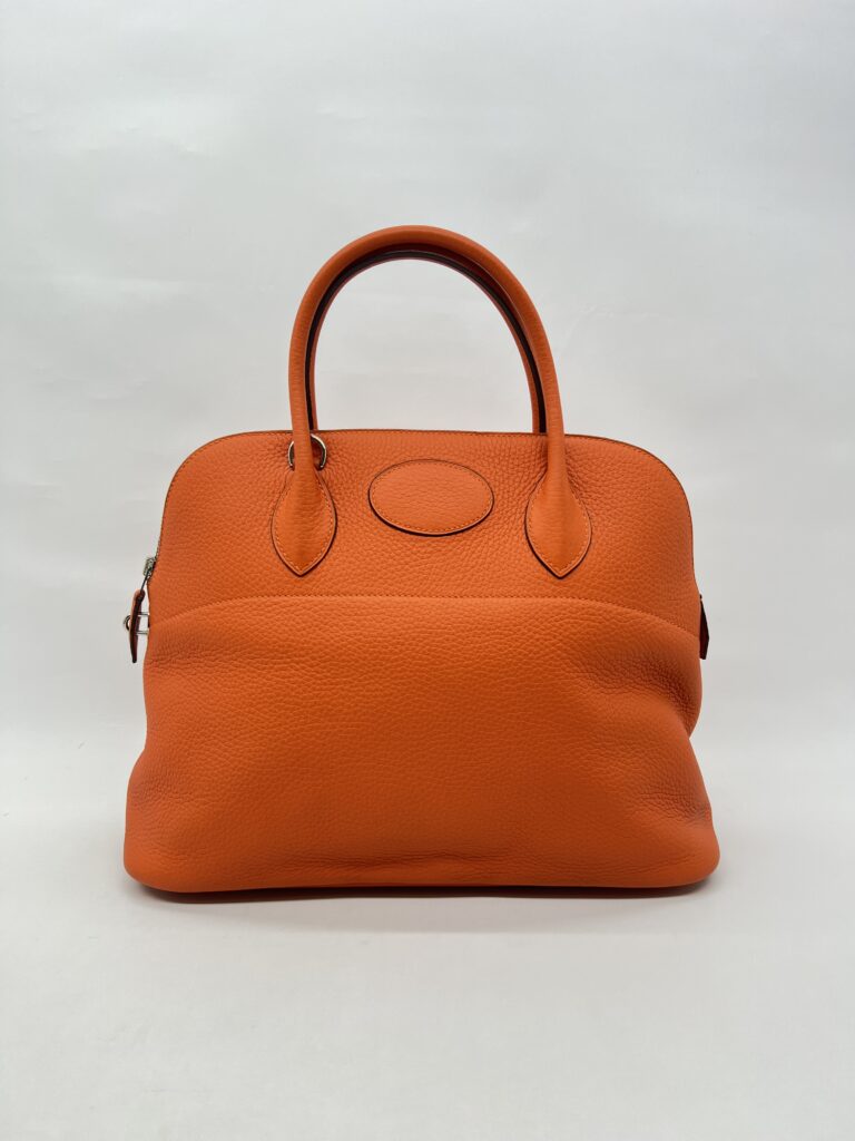 Hermes Bolide 35 Clemence Orange PHW