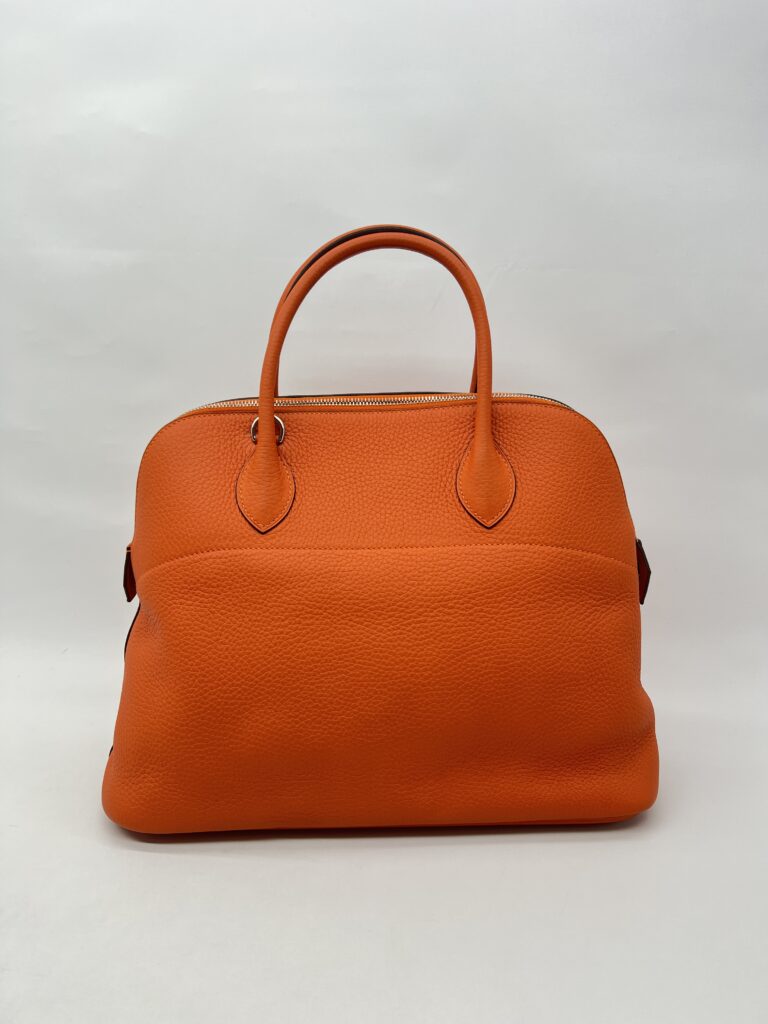 Hermes Bolide 35 Clemence Orange PHW