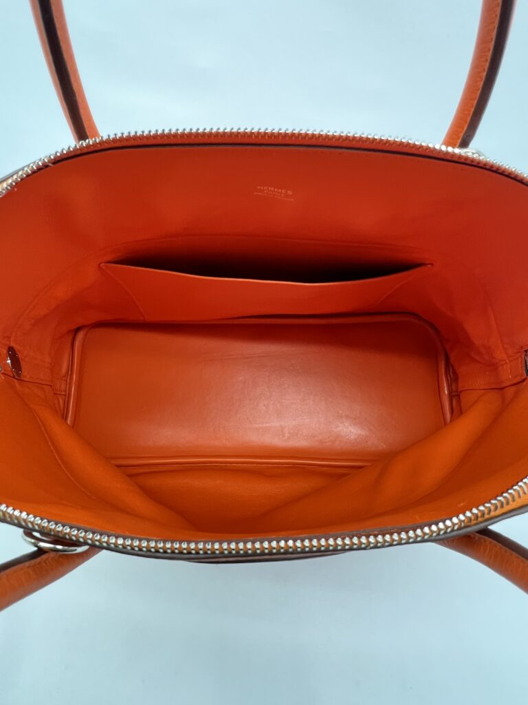 Hermes Bolide 35 Clemence Orange PHW