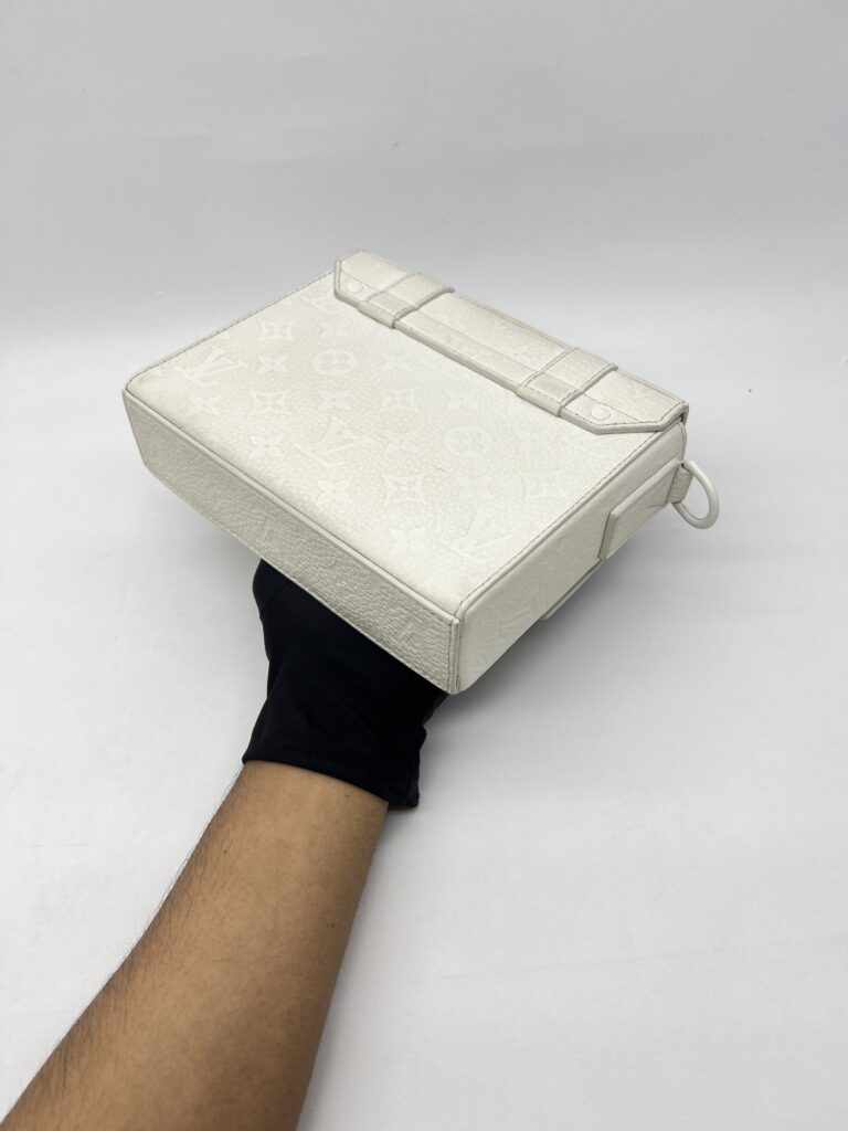 Louis Vuitton Flap Soft Trunk LV Friends Leather White