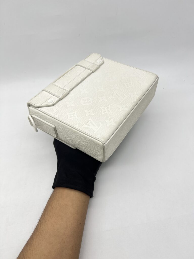 Louis Vuitton Flap Soft Trunk LV Friends Leather White