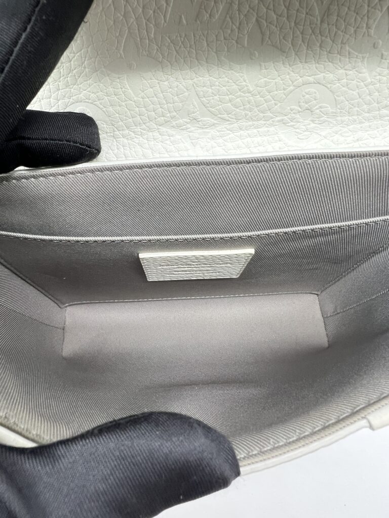 Louis Vuitton Flap Soft Trunk LV Friends Leather White